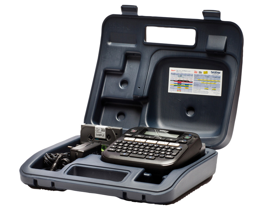 Brother Beschriftungsgerät "P-Touch D210" TZ-e inkl. Koffer