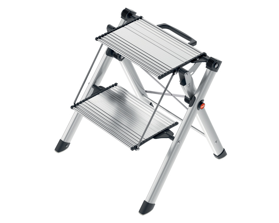 Hailo Klapptritt "ComfortLine MK80" silber 2 x 2 Stufen