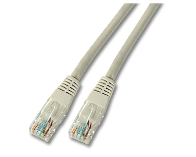 Patchkabel, Kategorie 6 grau 10,0 m