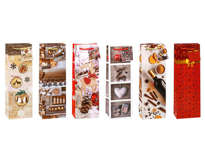 TSI Geschenk-Tragetasche, für Flaschen sortiert 330 x 100 x 89 mm