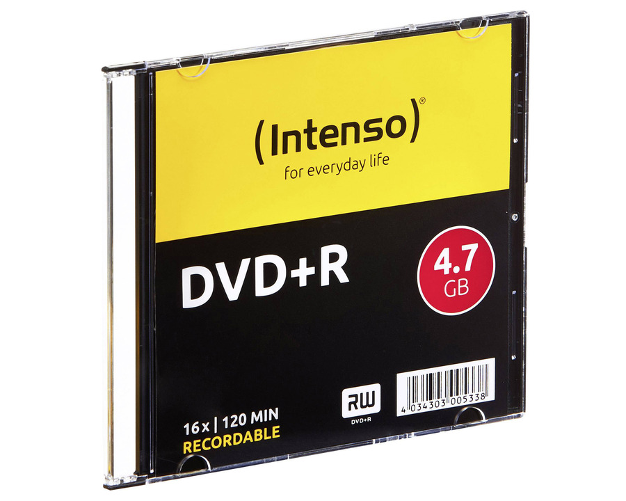 Intenso DVD+R 4,7GB Slim Case