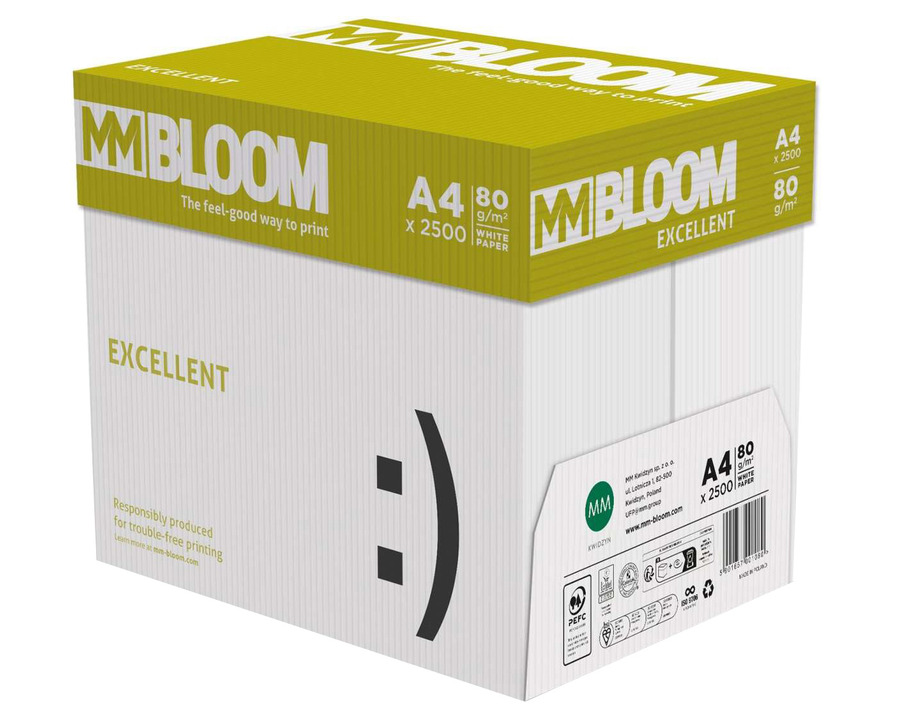 Kopierpapier A4 "MM Bloom Excellent" weiß, CIE 170 80 g/m² 5x500Bl.