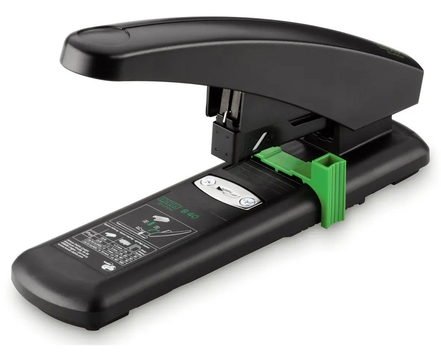 Novus Blockheftgerät "B40 re+new" schwarz 100 Blatt