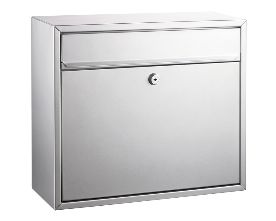 Alco Briefkasten silber 36 x 15 x 31 cm