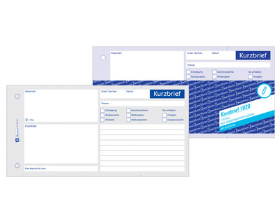 Avery Zweckform Kurzbrief 100 Blatt