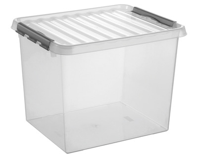 Sunware Aufbewahrungsbox "the q-line" 52 Liter transparent 50 x 38 x 40 cm
