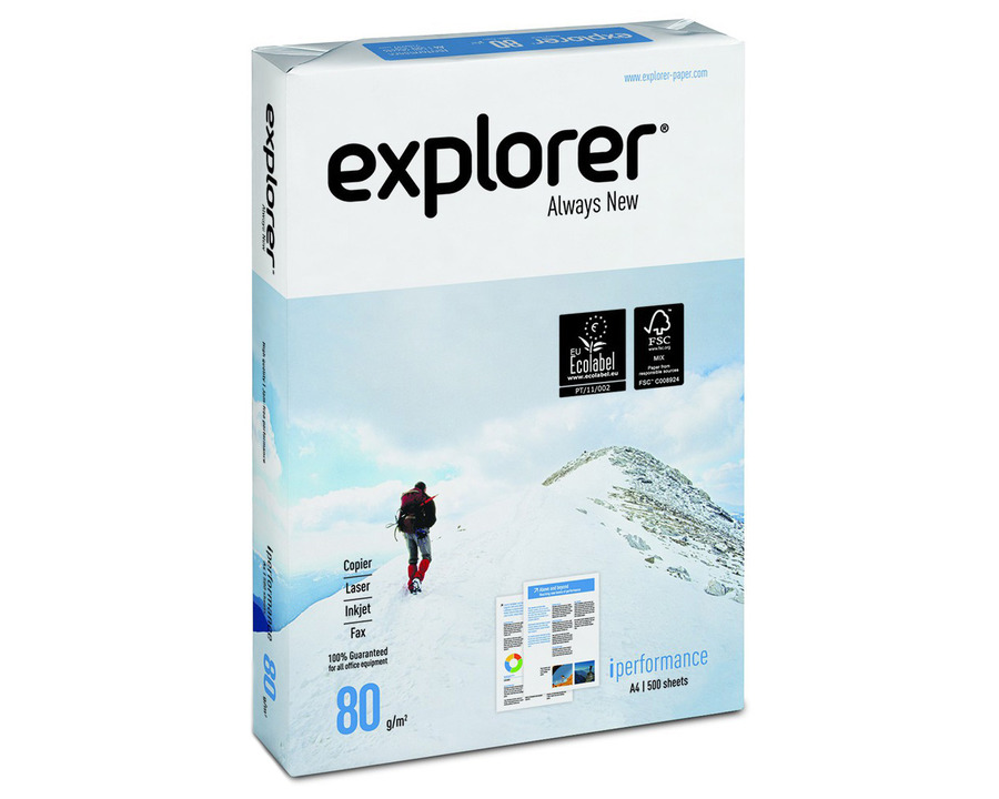 Kopierpapier A4 "Explorer iPerformance" weiß, CIE 169 80g/m² 500Bl.