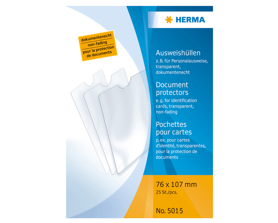 Herma Ausweishülle transparent 76 x 107 mm 25St.