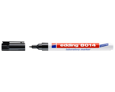 Edding Labormarker 8014 schwarz 1 mm Rundspitze