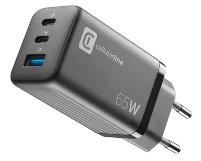 Cellularline Ladegerät "Multipower Micro" schwarz 65W