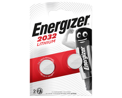Energizer Knopfzelle Lithium CR2032 3V 235mAh 2St.