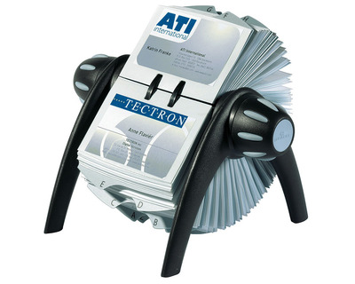 Durable Rollkartei "Visifix Flip" schwarz 215 x 120 x 185 mm