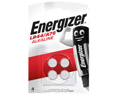 Energizer Knopfzelle Alkaline LR44 1,5V 175mAh 4St.