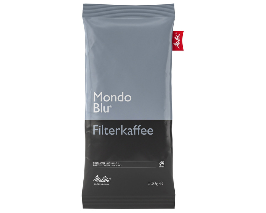 Melitta Kaffee "Mondo Blu - Röstkaffee" Arabica & Robusta gemahlen 500g
