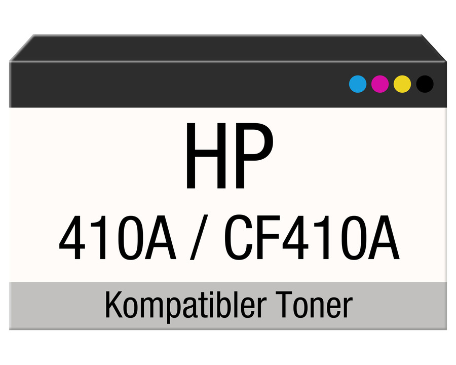 Rebuilt-Toner, HP 410A schwarz 2.300 Seiten