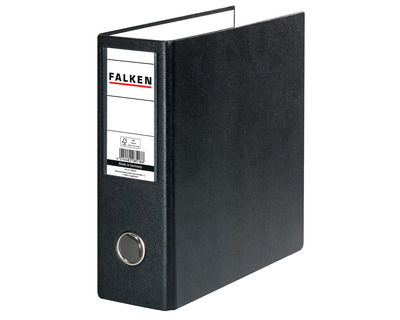 Falken Ordner A5 hoch PP schwarz 80 mm