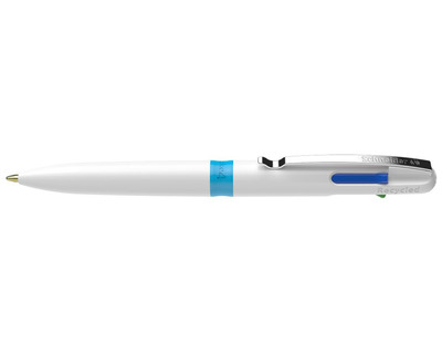 Schneider Mehrfarb-Kugelschreiber "Take 4" weiß 0,5 mm