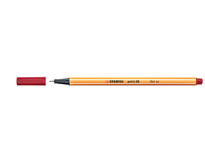 Stabilo Fineliner "Point 88" dunkelrot 0,4 mm