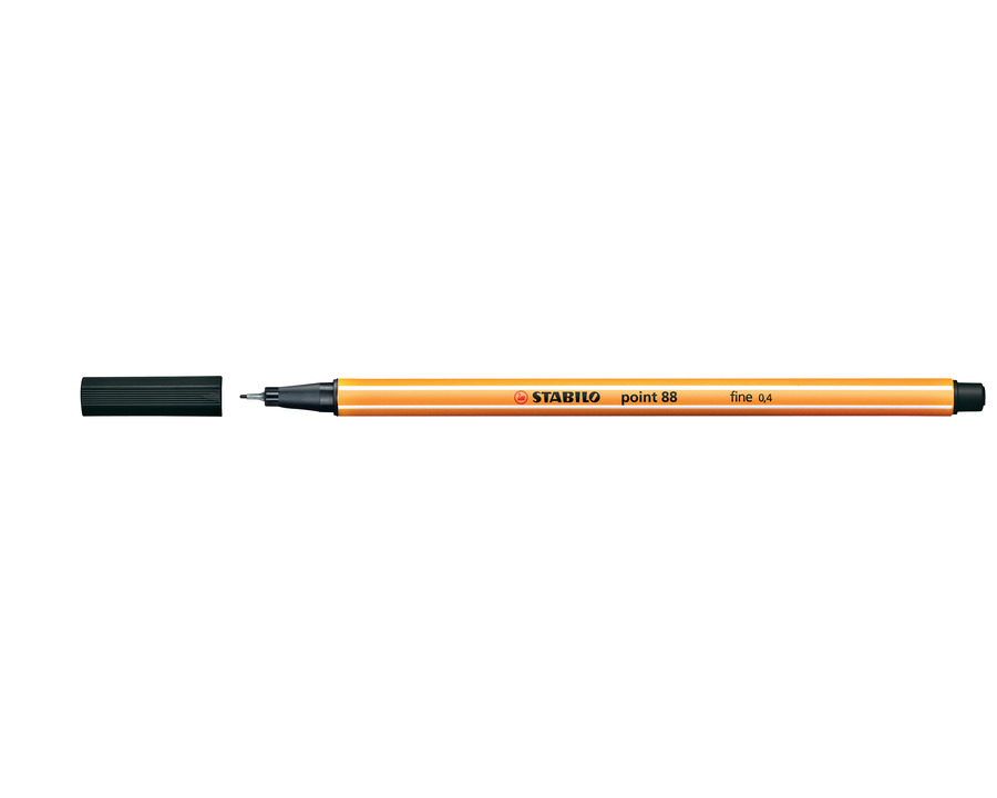 Stabilo Fineliner "Point 88" schwarz 0,4 mm