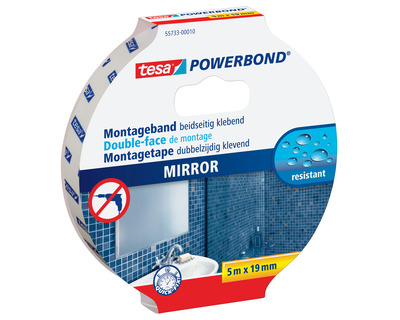 Tesa Montageband "Powerbond" Mirror 19 mm x 5 m