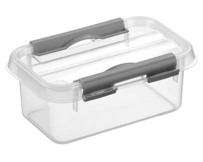 Sunware Aufbewahrungsbox "the q-line" 0,5 Liter transparent 10 x 6,3 x 15 cm