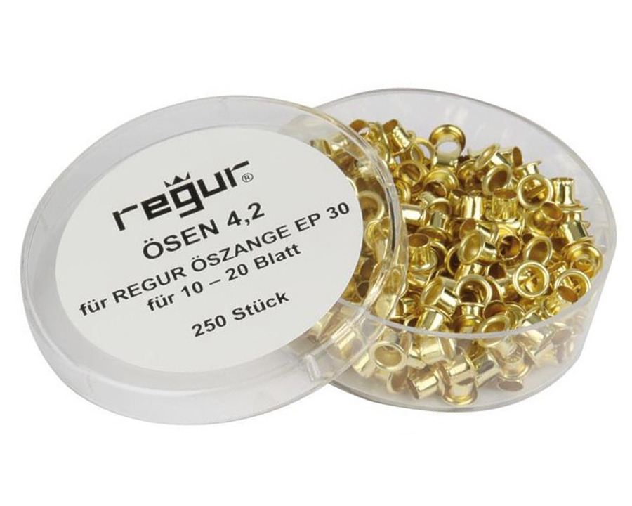 Regur Ösen Ø4,2mm 10-20 Blatt 250St.