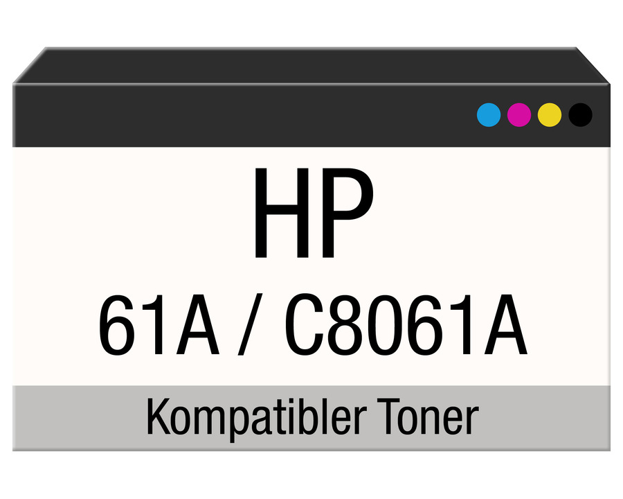 Rebuilt-Toner, HP 61A schwarz 10.000 Seiten
