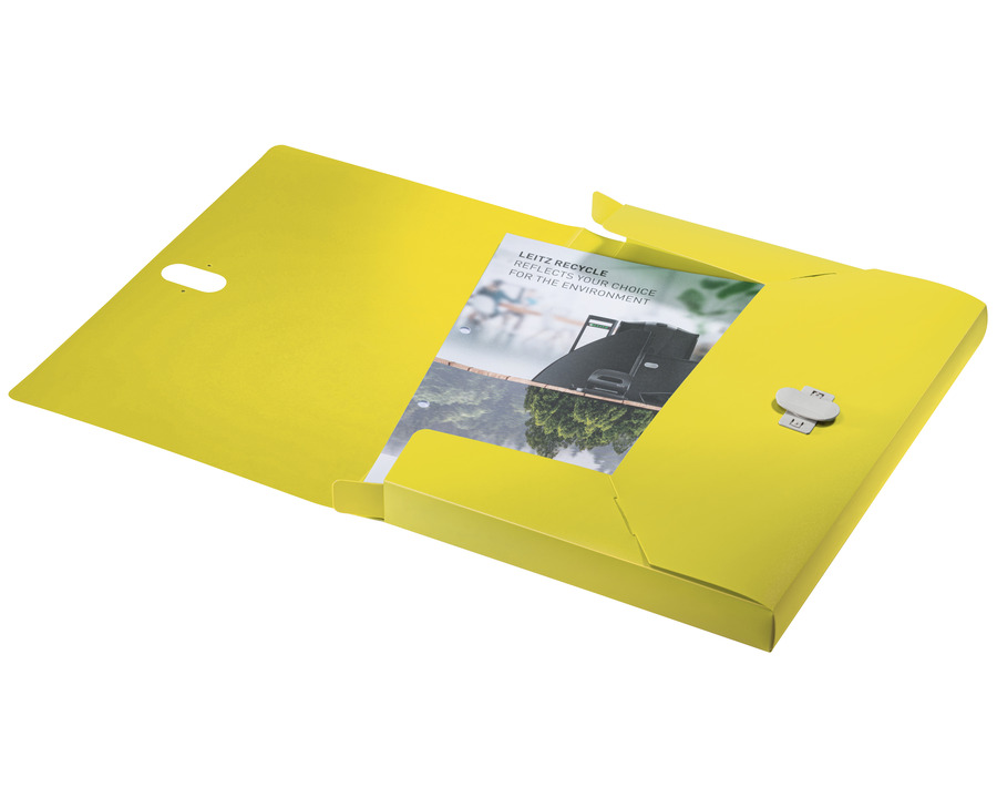 Leitz Sammelbox A4 "Recycle" gelb 30 mm