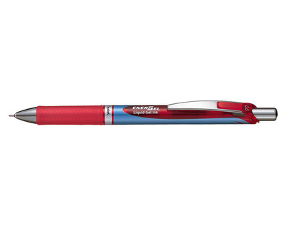 Pentel Gelroller "EnerGel BLN75" rot 0,25 mm