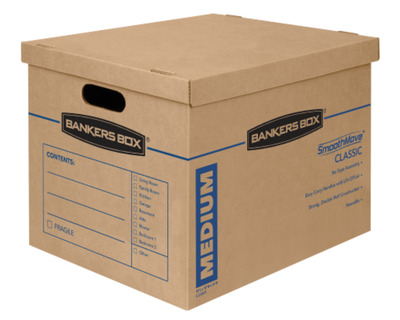 Bankers Box Umzugskarton "SmoothMove" braun 325 x 260 x 445 mm