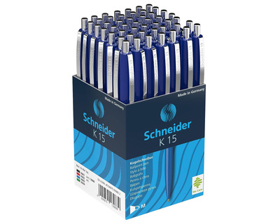 Schneider Kugelschreiber "K15" blau M 50St.