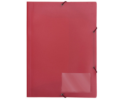 Foldersys Eckspannermappe A4 PP rot