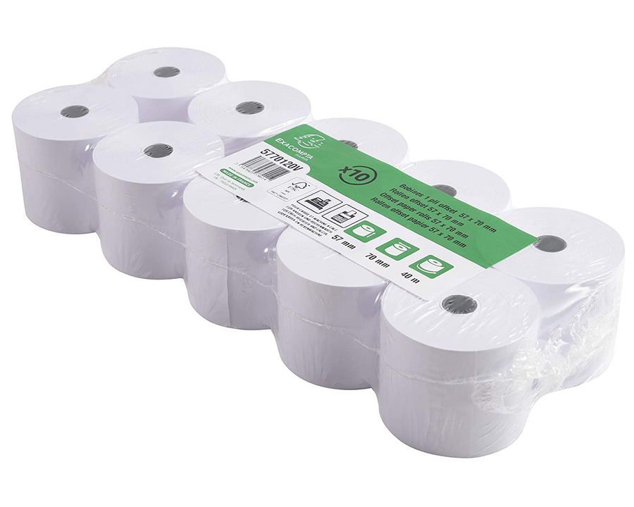 Exacompta Addirolle weiß 57 mm x 40 m 10St.
