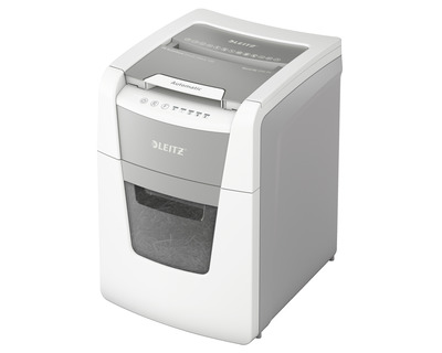 Leitz Aktenvernichter "IQ SmallOffice 100" P4 - 4,0 x 28 mm 8 Blatt, Automatikfach 100 Blatt