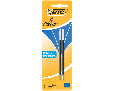 Bic Kugelschreibermine "4Colours" blau 0,4 mm 2St.