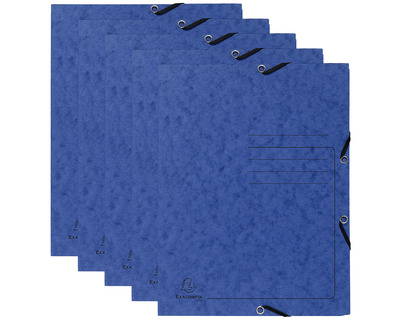 Exacompta Eckspannermappe A4 "Colorspan" blau 25St.