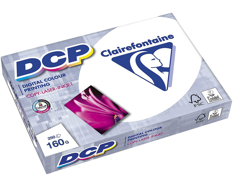 Clairefontaine Kopierkarton A4 "DCP" weiß, CIE 170 160g/m² 250Bl.