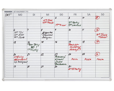 Franken Planungstafel "Jet Kalender 715" 60 x 90 cm