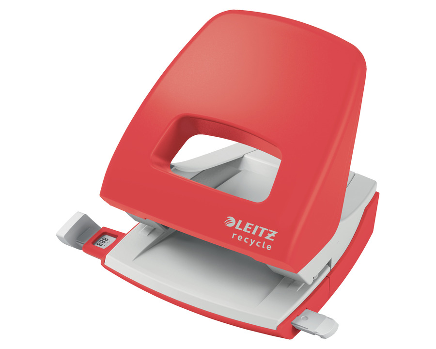 Leitz Locher "NeXXt Recycle" rot 30 Blatt