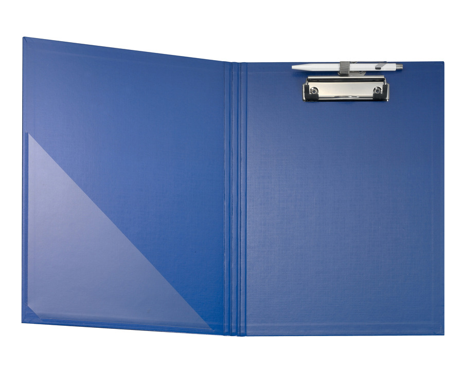 Falken Klemmmappe A4 blau