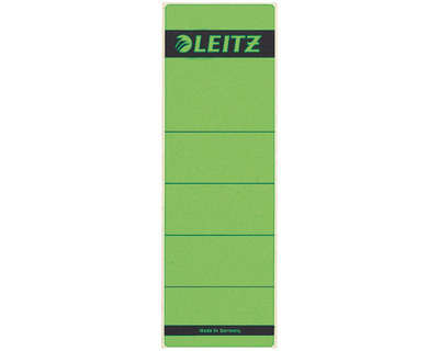 Leitz Ordner-Rückenschilder grün 61 x 192 mm 10Et.