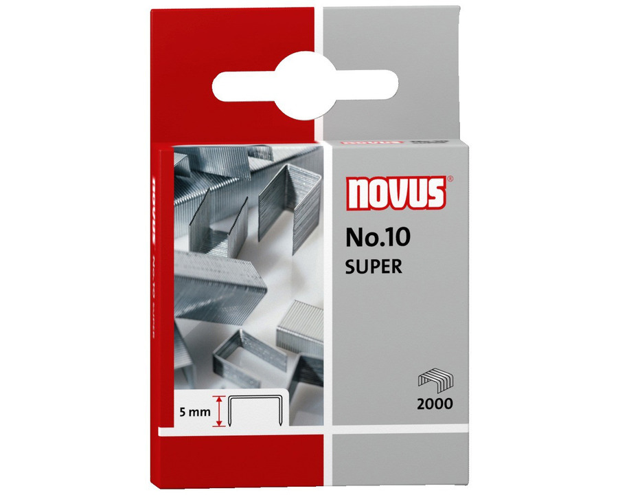 Novus Heftklammern No.10 verzinkt 2000St.