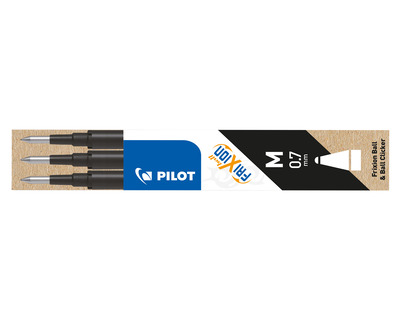 Pilot Tintenroller-Mine "FriXion Ball M" schwarz 0,4 mm 3St.