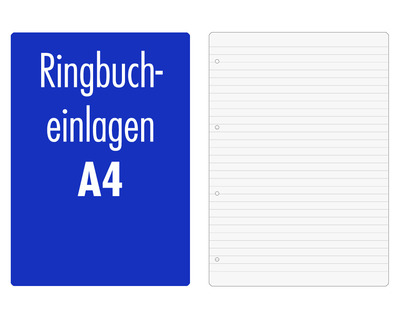 Ringbucheinlagen A4 weiß liniert (Lineatur 21) 50Bl.