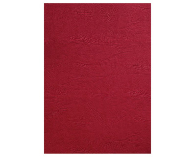 GBC Deckblätter A4 "LeatherGrain", Lederstruktur rot 250g/m² 100St.
