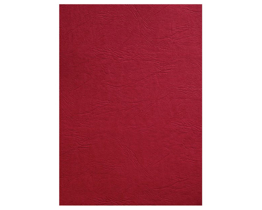 GBC Deckblätter A4 "LeatherGrain", Lederstruktur rot 250g/m² 100St.
