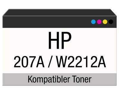 Rebuilt-Toner, HP 207A gelb 1.250 Seiten