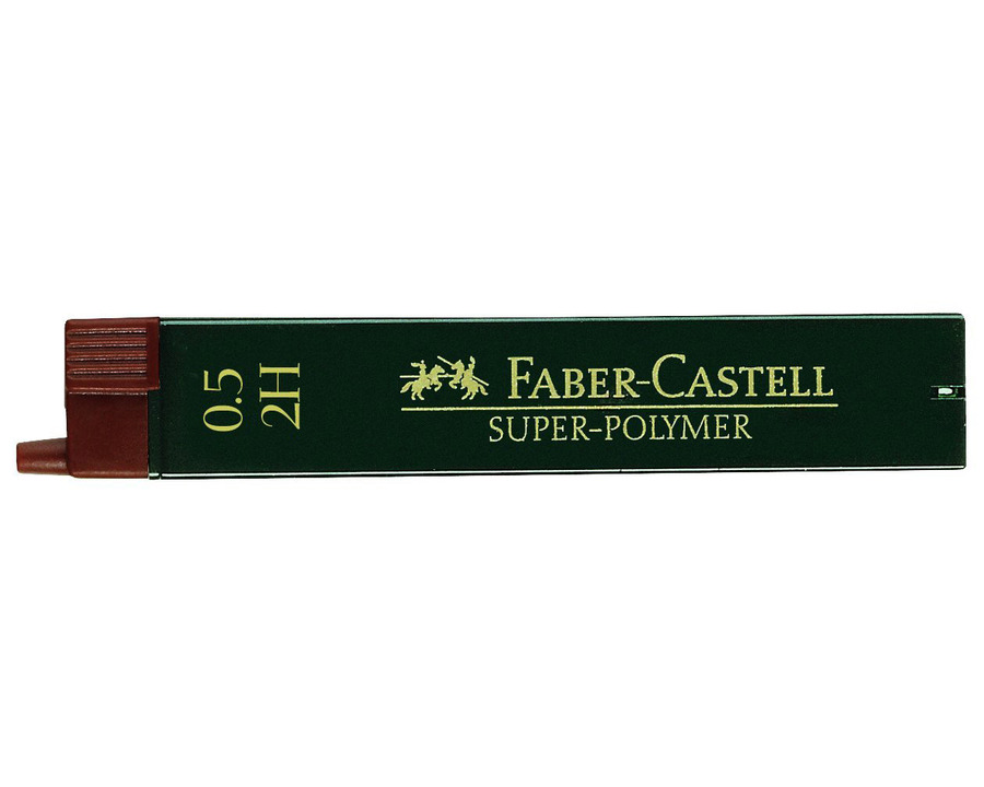 Faber-Castell Feinminen "Super-Polymer" 0,5 mm 2H 12St.