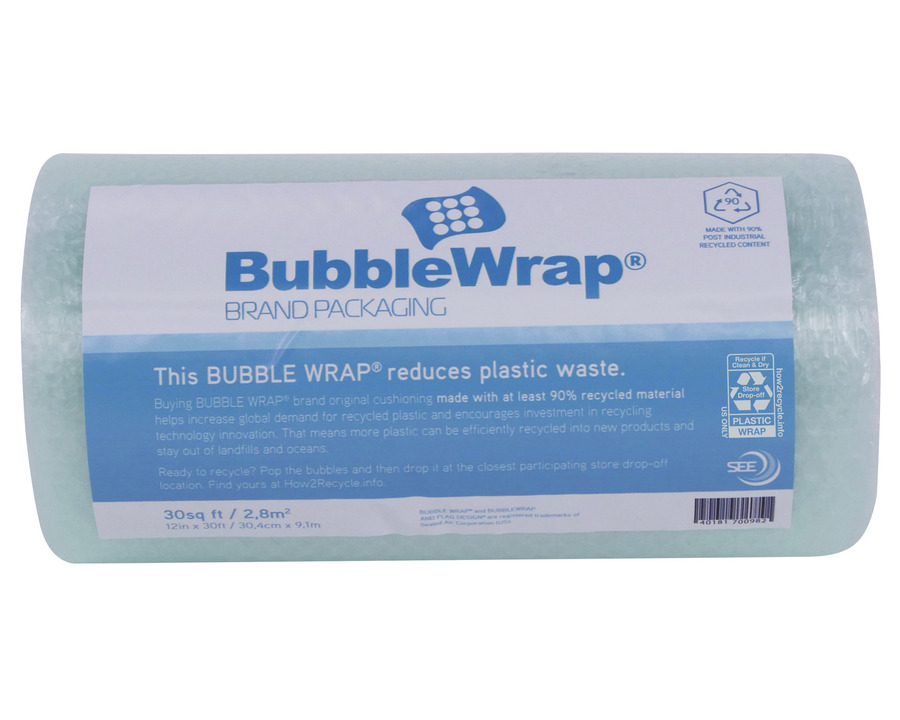 Sealed Air Luftpolsterfolie "Bubble Wrap" grau 1,0 x 100 m