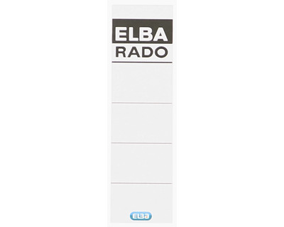 Elba Einsteck-Rückenschilder weiß 44 x 159 mm 10St.